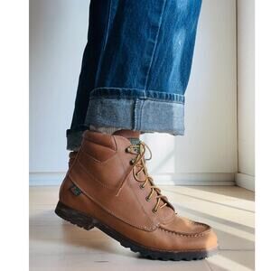 Vintage 90s GH Bass Leather Ankle Boots Womens Size 10 Heritage Americana